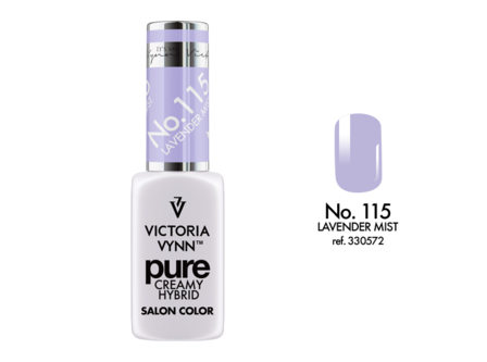 Gellak Victoria Vynn&trade; Gel Nagellak - Gel Polish - Pure Creamy Hybrid  - 8 ml - Mist Lavender  - 115