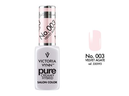 Gellak Victoria Vynn&trade; Gel Nagellak - Gel Polish - Pure Creamy Hybrid  - 8 ml - Velvet Agate   - 003 - Rose