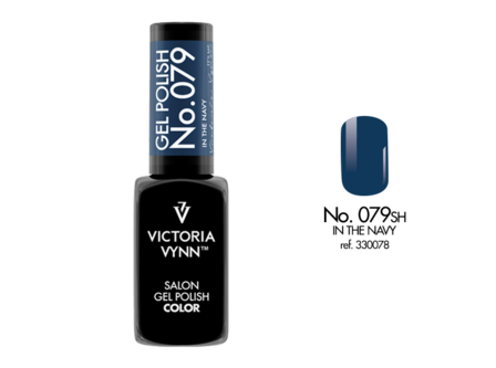 Gellak Victoria Vynn&trade; Gel Nagellak - Salon Gel Polish Color 079 - 8 ml. - In The Navy