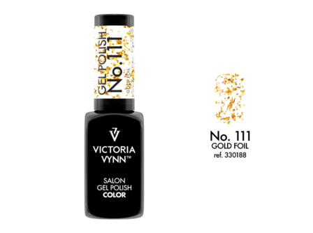 Gellak Victoria Vynn&trade; Gel Nagellak - Salon Gel Polish Color 111 - 8 ml. - Gold Foil