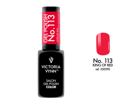 Gellak Victoria Vynn&trade; Gel Nagellak - Salon Gel Polish Color 113 - 8 ml. - King of Red
