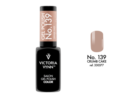 Gellak Victoria Vynn&trade; Gel Nagellak - Salon Gel Polish Color 139 - 8 ml. - Crumb Cake