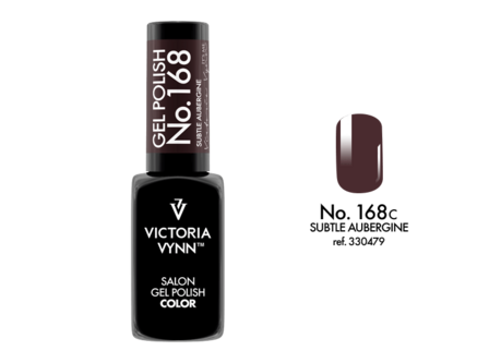 Gellak Victoria Vynn&trade; Gel Nagellak - Salon Gel Polish Color 168 - 8 ml. - Subtle Aubergine