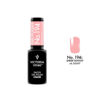 Gellak Victoria Vynn&trade; Gel Nagellak - Salon Gel Polish Color 194 - 8 ml. - Sheer Fantasy