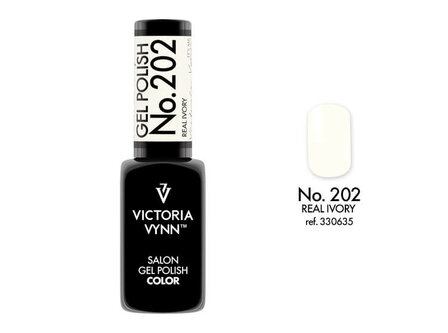 Gellak Victoria Vynn&trade; Gel Nagellak - Salon Gel Polish Color 202 - 8 ml. - Real Ivory