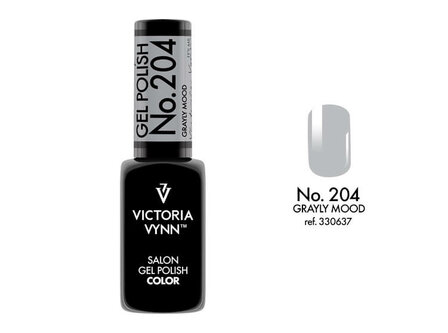 Gellak Victoria Vynn&trade; Gel Nagellak - Salon Gel Polish Color 204 - 8 ml. - Grayly Mood