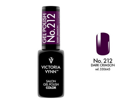 Gellak Victoria Vynn&trade; Gel Nagellak - Salon Gel Polish Color 212 - 8 ml. - Dark Crimson