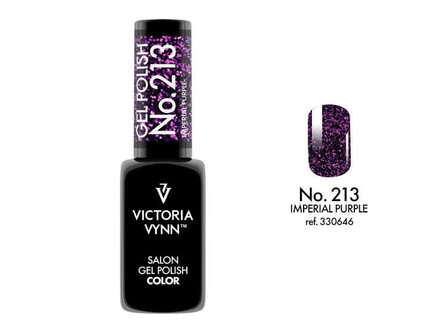 Gellak Victoria Vynn&trade; Gel Nagellak - Salon Gel Polish Color 213 - 8 ml. - Imperial Purple