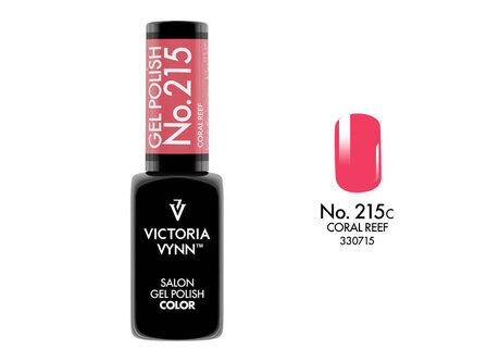 Gellak Victoria Vynn&trade; Gel Nagellak - Salon Gel Polish Color 215 - 8 ml. - Coral Reef