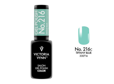 Gellak Victoria Vynn&trade; Gel Nagellak - Salon Gel Polish Color 216 - 8 ml. - Tiffany Blue