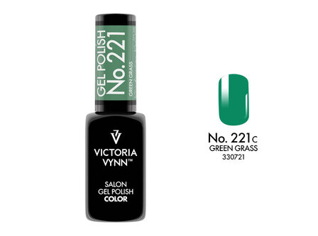 Gellak Victoria Vynn&trade; Gel Nagellak - Salon Gel Polish Color 221 - 8 ml. - Green Grass
