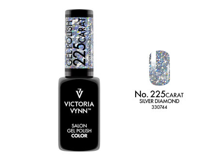 Gellak Victoria Vynn&trade; Gel Nagellak - Salon Gel Polish Color 225 Carat Silver Diamond - 8 ml. 