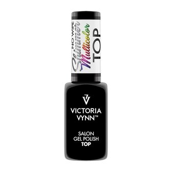 Victoria Vynn&trade; Gel Polish TOPGEL No Wipe Shimmer Multicolor 8 ml.