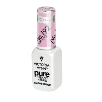 Gellak Victoria Vynn | Pastel Roze Glitter | 192 | Gel Nagellak | Pure Creamy Hybrid | 8 ml | Soft Rose