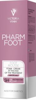 Pharm Foot Urea Foot Mousse | Foam Creme voor dagelijks gebruik | 5% Ureum 125 ml.