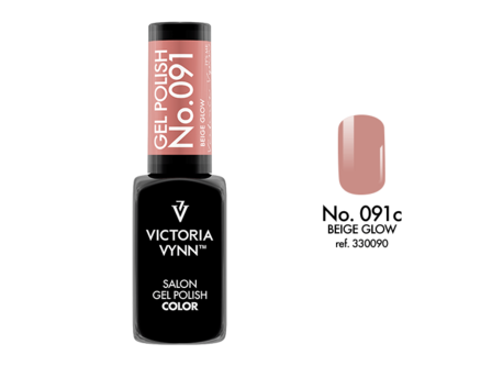 Gellak Victoria Vynn&trade; Gel Nagellak - Salon Gel Polish Color 091 - 8 ml. - Beige Glow