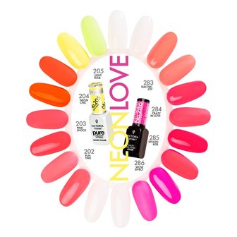 Victoria Vynn Salon &amp; Pure Neon Love Collectie Kleurenkaart