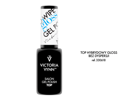 Victoria Vynn&trade; Gellak Topcoat No Wipe GLOSS  8 ml. - Topcoat zonder plaklaag - de must have voor iedere professional 