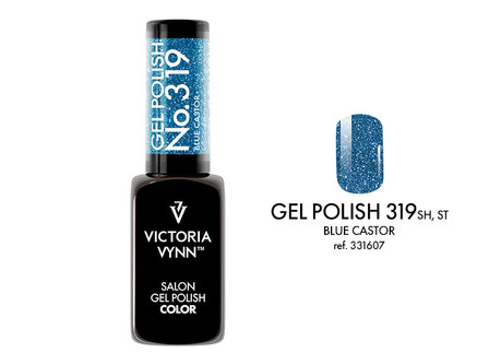 Victoria Vynn Salon Gellak | 319 | Blue Castor | 8 ml | Blauw Shimmer