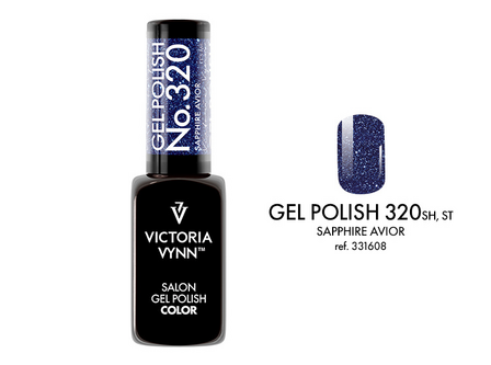 Victoria Vynn Salon Gellak | 320 | Sapphire Avior | 8 ml | Donker Blauw Shimmer