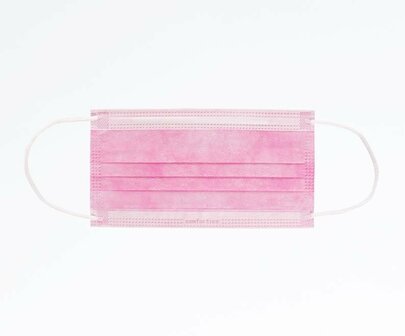 Comforties Mondmaskers Type IIR met elastieken bandjes | Roze