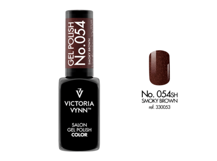 Gellak Victoria Vynn&trade; Gel Nagellak - Salon Gel Polish Color 054 - 8 ml. - Smoky Brown