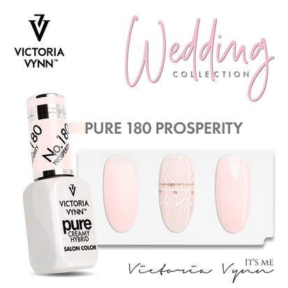 Victoria Vyn Gellak - Gel Nagellak - Pure Wedding Collectie - 180 Prosperity - 8 ml. - Roze