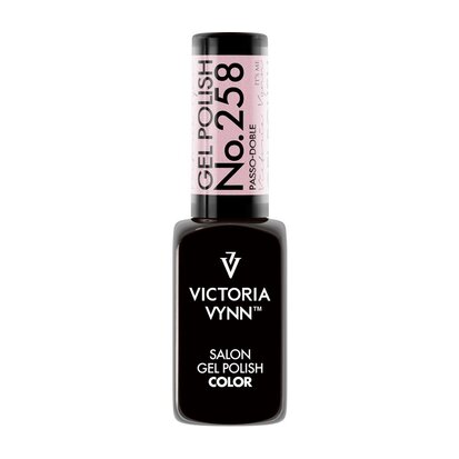 Victoria Vyn Gellak - Gel Nagellak - Salon Gel Polish Color - Dance Collectie - 258 Passo-doble - 8 ml. - Roze Shimmer