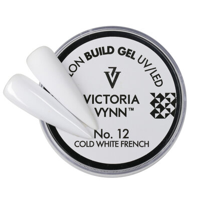 Victoria Vynn Builder Gel - gel om je nagels mee te verlengen of te verstevigen - COLD WHITE FRENCH 50ml