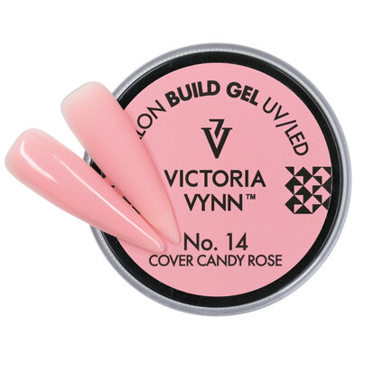 Victoria Vynn Builder Gel - gel om je nagels mee te verlengen of te verstevigen - COVER CANDY ROSE 50ml - Roze cover gel 