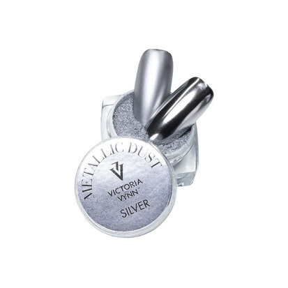 Victoria Vynn Chrome pigment - Nailart Dust - Metallic - 2 gram 15 SILVER