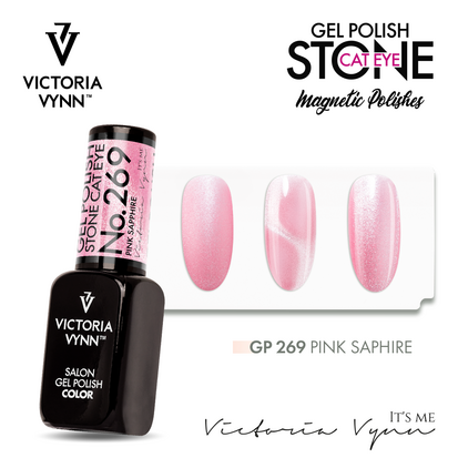 Victoria Vynn Gellak Stone Cat Eye Pink Saphire - 269 - 8 ml.