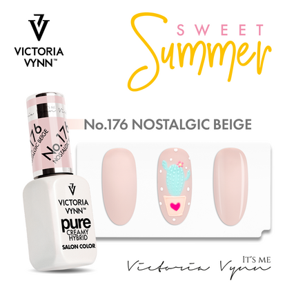 Victoria Vyn Gellak | Gel Nagellak | Pure Sweet Summer Collectie | 176 Nostalgic Beige | 8 ml. | Nude