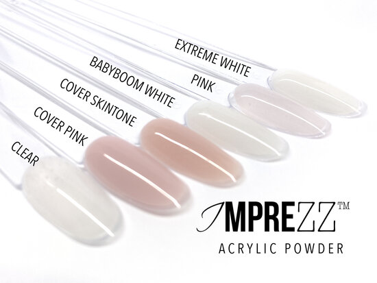 IMPREZZ® acrylpoeder - acrylic powder Cover Skintone 25 gr. - Roze huidskleur