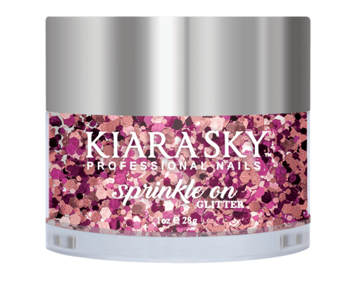 Kiara Sky Sprinkle On Glitter SP239 - FLIRTINI - 25 gram - Strooi deze losse glitters in jouw gellak - gel of acryl en maak van jouw nagels een feestje