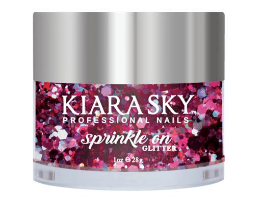 Kiara Sky Sprinkle On Glitter SP237 - DISCO LIGHTS - 25 gram - Strooi deze losse glitters in jouw gellak - gel of acryl en maak van jouw nagels een feestje