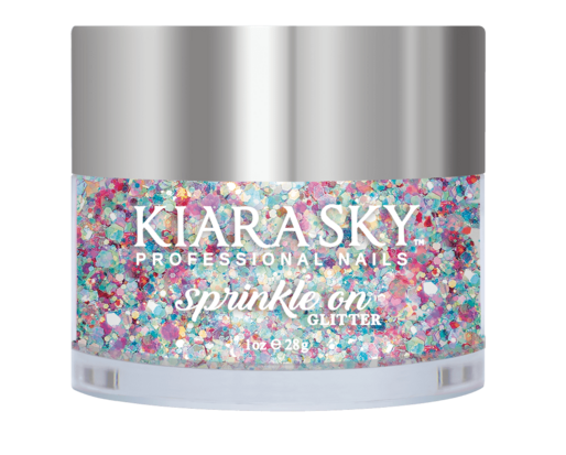 Kiara Sky Sprinkle On Glitter SP234 - EERIE-DESCENT - 25 gram - Strooi deze losse glitters in jouw gellak - gel of acryl en maak van jouw nagels een feestje