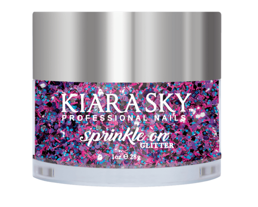 Kiara Sky Sprinkle On Glitter SP230 - NEBULA - 25 gram - Strooi deze losse glitters in jouw gellak - gel of acryl en maak van jouw nagels een feestje