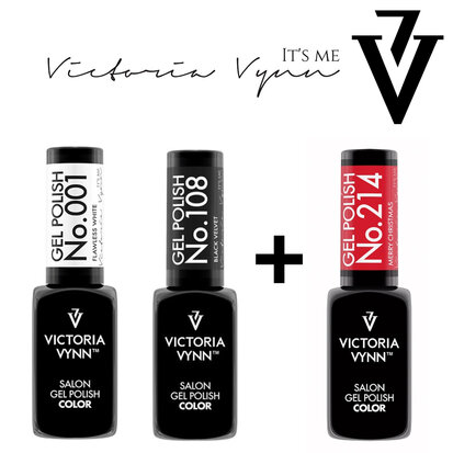 Victoria Vynn 3 pack - Bestseller musthaves - 3 kleuren 001 - 108 - 214 - Salon gel polish - Super aanbieding - In luxe verpakking 