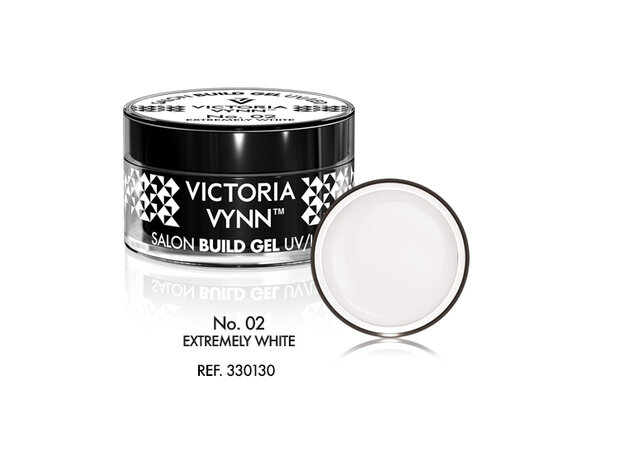 Victoria Vynn™ - Buildergel - gel om je nagels mee te verlengen of te verstevigen -  Extremely White 15ml.