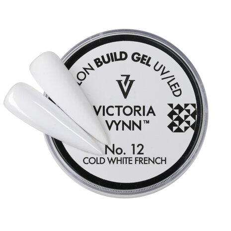 Victoria Vynn Builder Gel - gel om je nagels mee te verlengen of te verstevigen - COLD WHITE FRENCH 15ml