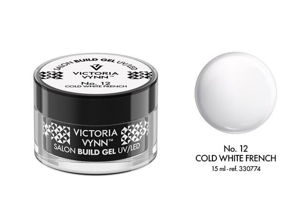 Victoria Vynn Builder Gel - gel om je nagels mee te verlengen of te verstevigen - COLD WHITE FRENCH 15ml