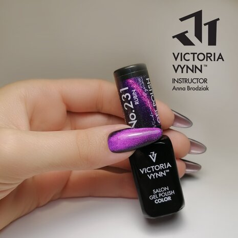 Victoria Vynn™ Gel Polish Stone Cat Eye Rubin - 231 - 8 ml.