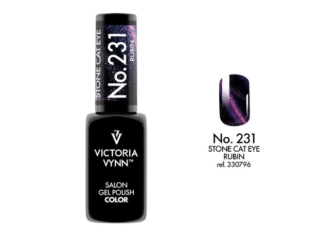 Victoria Vynn™ Gel Polish Stone Cat Eye Rubin - 231 - 8 ml.