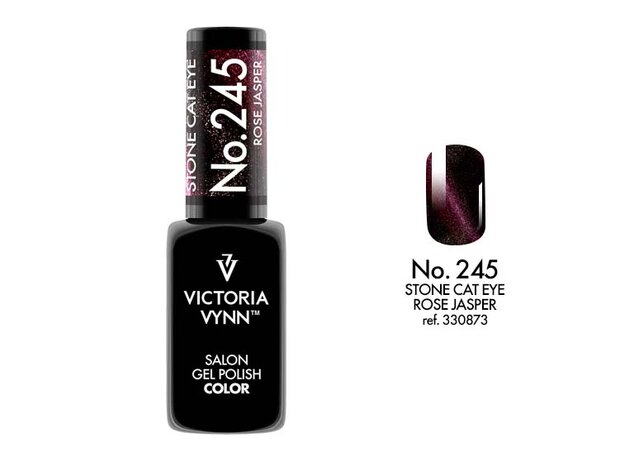 Victoria Vynn™ Gel Polish Stone Cat Eye Rose Jasper  - 245 - 8 ml.