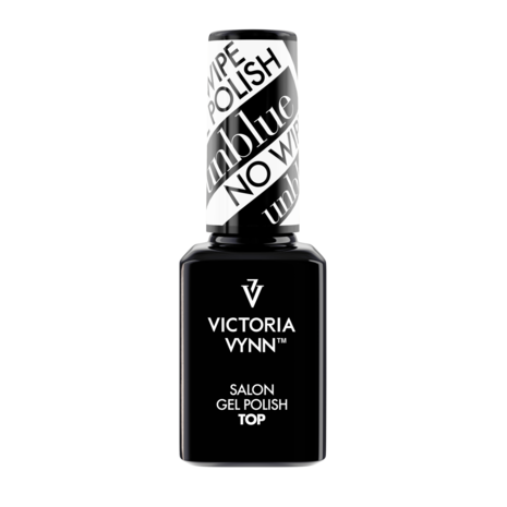 Victoria Vynn Topcoat No Wipe Unblue 15 ml. - Topcoat zonder plaklaag - Jouw donkere kleur behoudt zijn werkelijke kleur - Geen paarse gloed meer- MET UV Filter!