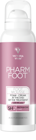 Pharm Foot Urea Foot Mousse | Foam Creme voor dagelijks gebruik | 5% Ureum 125 ml.