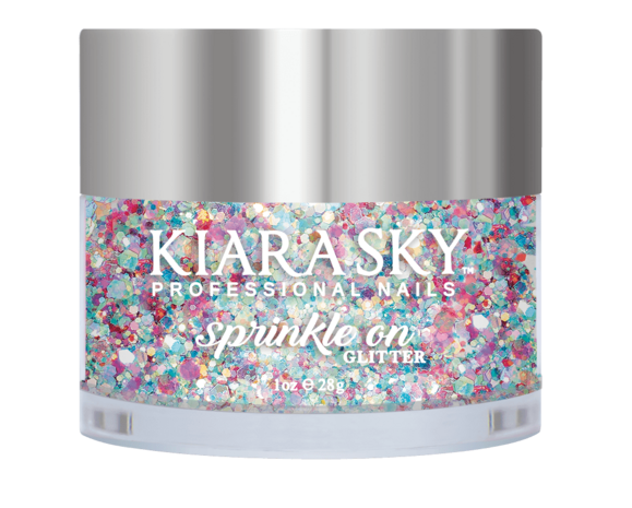 Kiara Sky Sprinkle On Glitter SP234 - EERIE-DESCENT - 25 gram - Strooi deze losse glitters in jouw gellak - gel of acryl en maak van jouw nagels een feestje