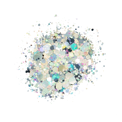 Kiara Sky Sprinkle On Glitter SP202 - A NIGHT IN SPACE - 25 gram - Strooi deze losse glitters in jouw gellak - gel of acryl en maak van jouw nagels een feestje