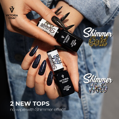 Victoria Vynn Gel Polish Top Gold no wipe 8ml | NEW IN